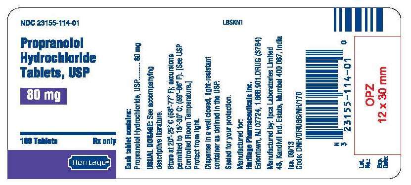 Propranolol Hydrochloride