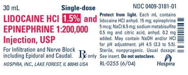 Lidocaine Hydrochloride and Epinephrine