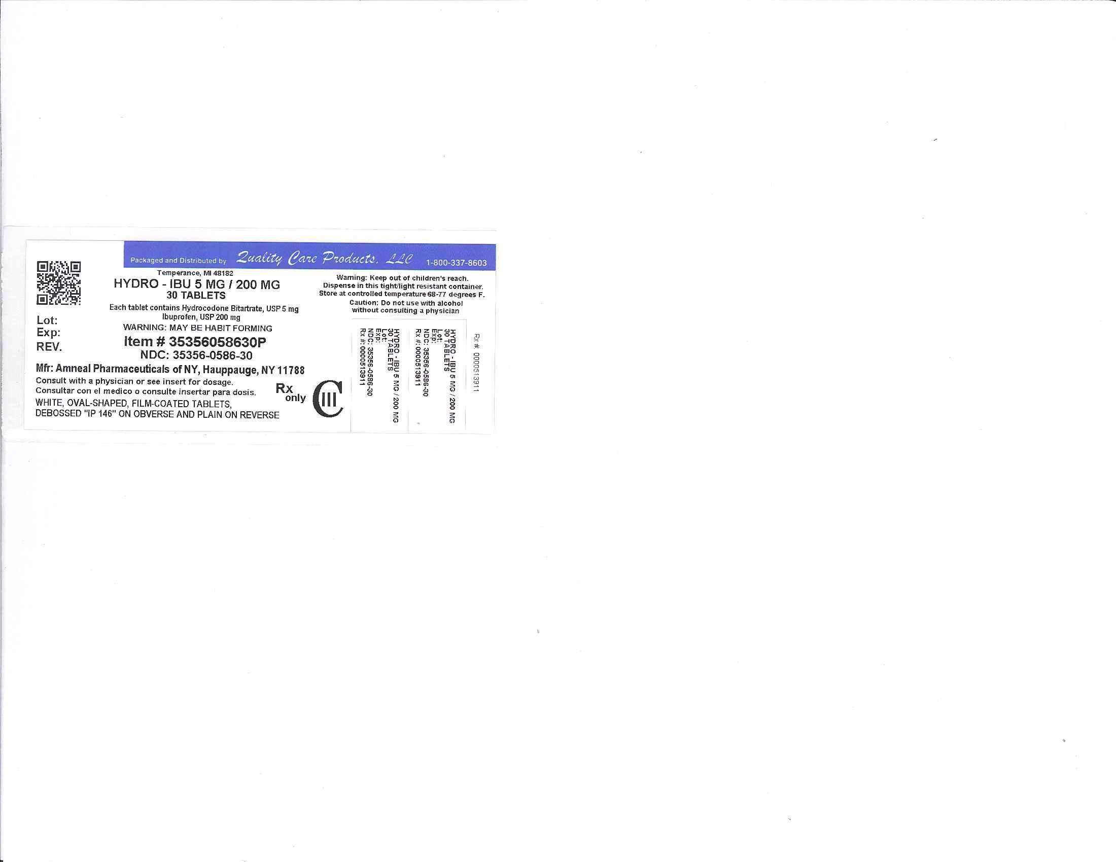 Hydrocodone Bitartrate and Ibuprofen