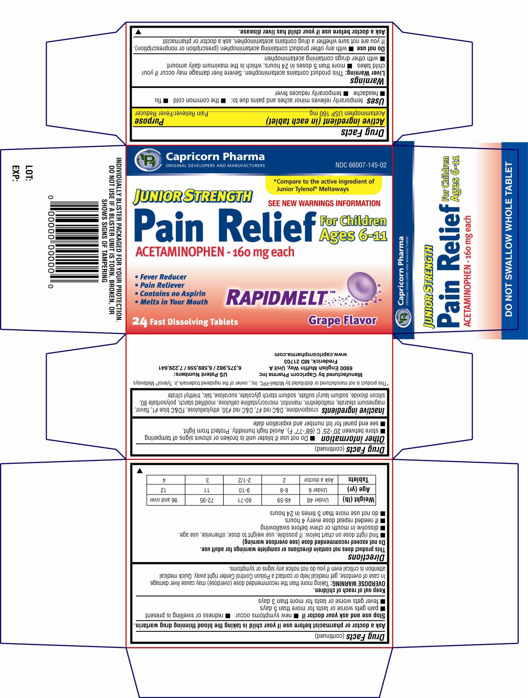 Junior Strength Pain Relief