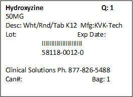 Hydroxyzine Hydrochloride