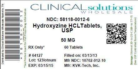 Hydroxyzine Hydrochloride