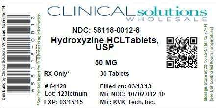 Hydroxyzine Hydrochloride