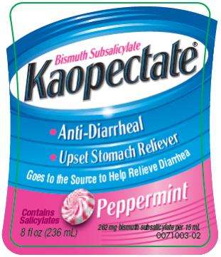 Kaopectate Regular Strength Peppermint Flavor Anti Diarrheal