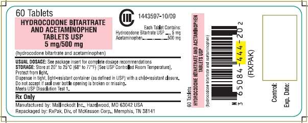 HYDROCODONE BITARTRATE AND ACETAMINOPHEN