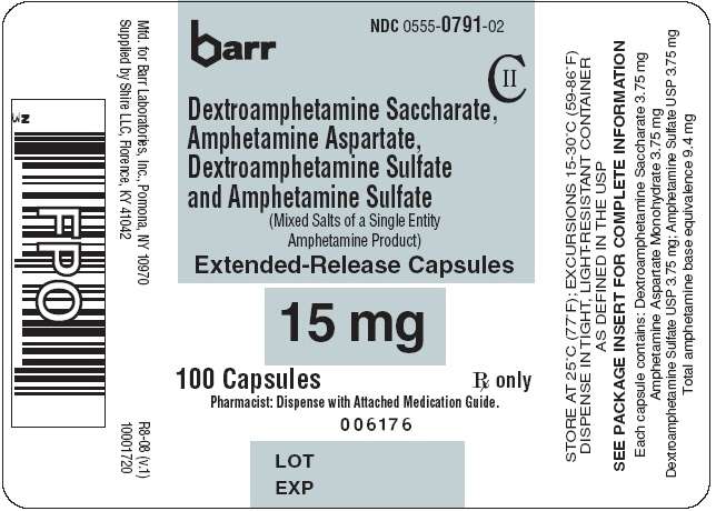 Dextroamphetamine Saccharate, Amphetamine Aspartate, Dextroamphetamine Sulfate, and Amphetamine Sulfate