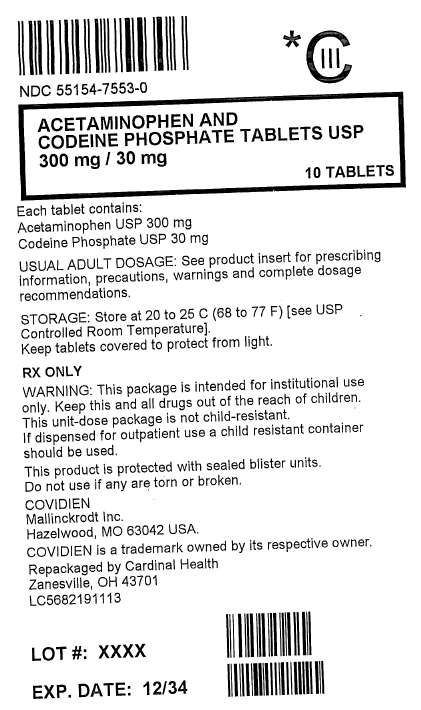 ACETAMINOPHEN AND CODEINE PHOSPHATE