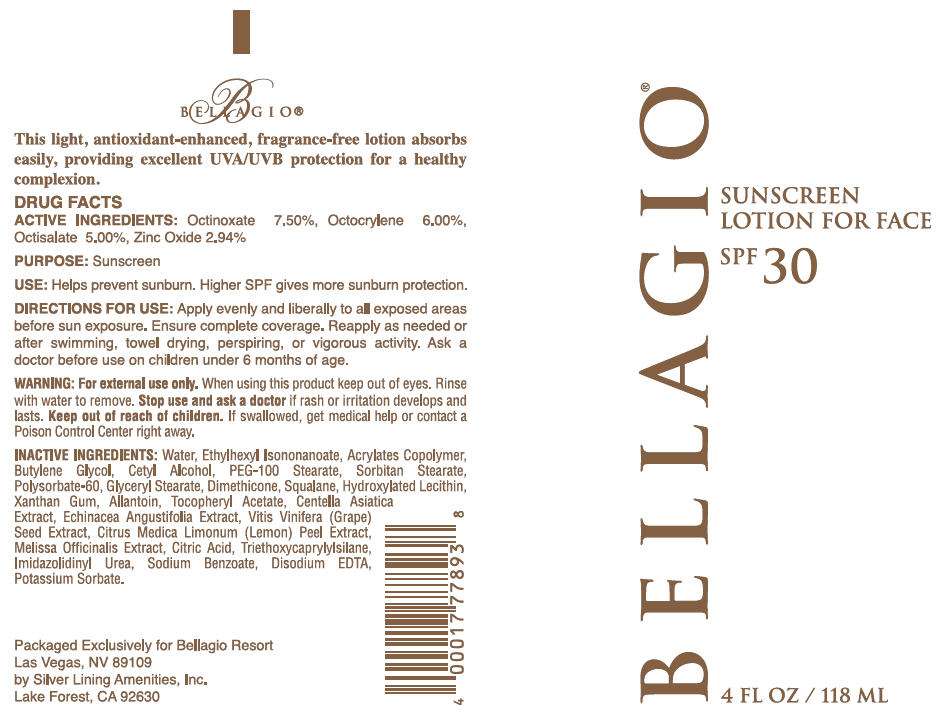 Bellagio Sunscreen For Face SPF 30