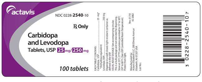 Carbidopa and levodopa