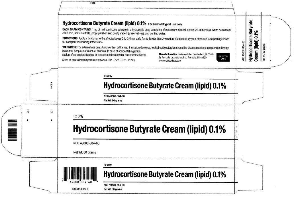 Hydrocortisone Butyrate Cream (lipid) 0.1%