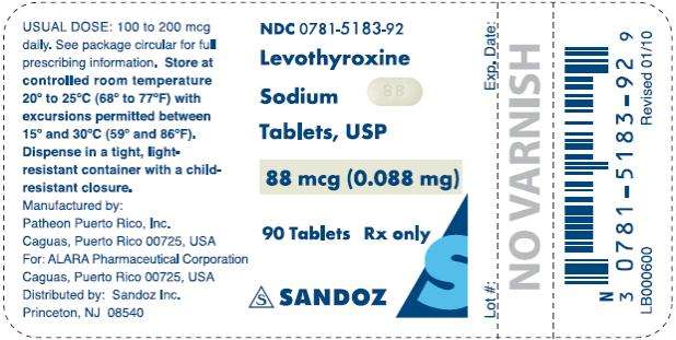 Levothyroxine sodium