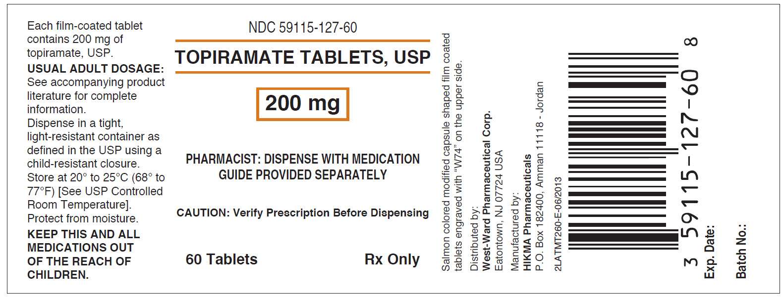 Topiramate