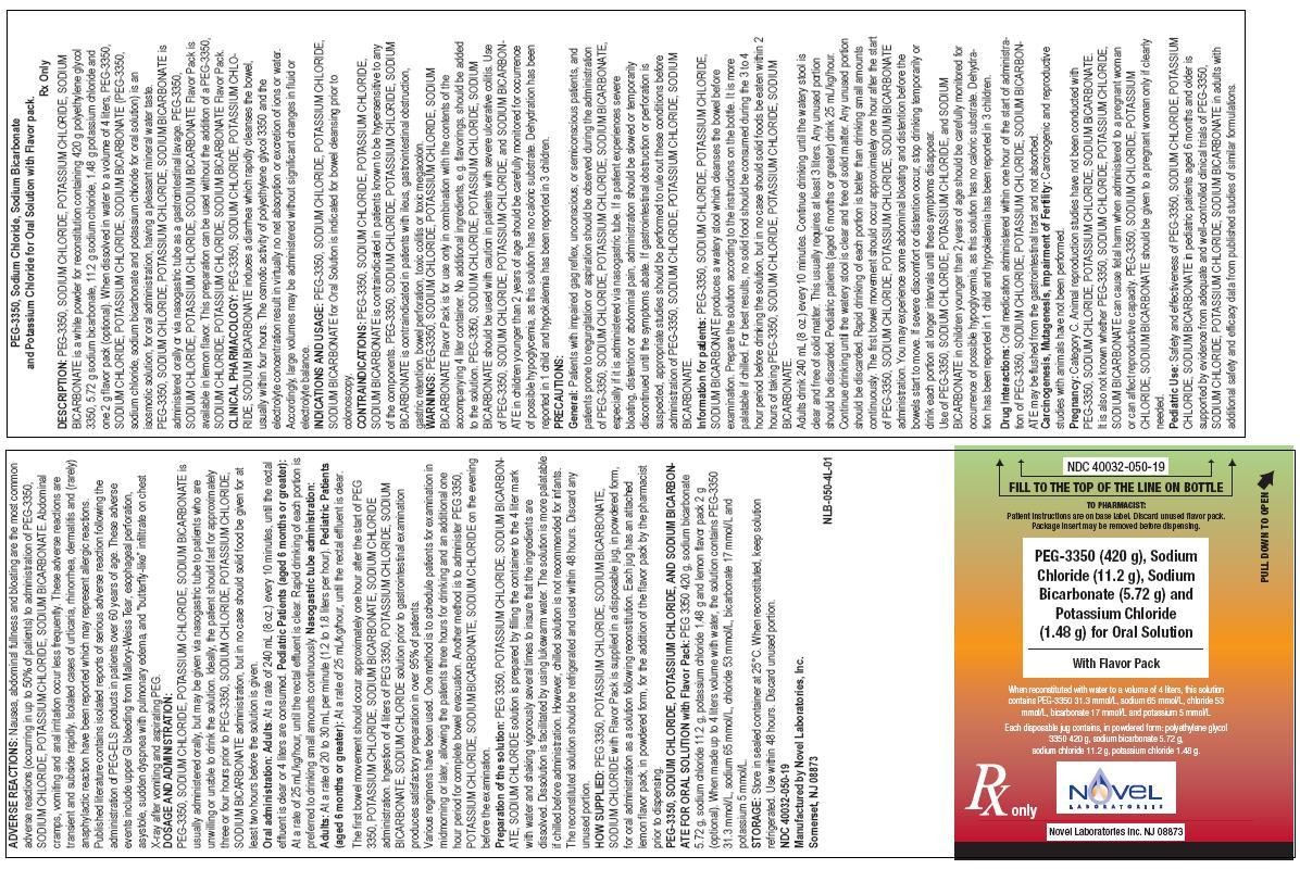 Polyethylene Glycol-3350, Sodium Chloride, Potassium Chloride and Sodium Bicarbonate