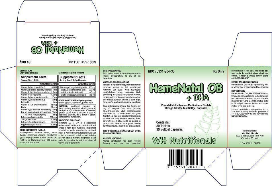 HemeNatal OB plus DHA