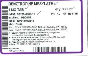 Benztropine Mesylate