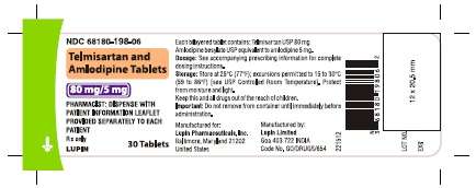 Telmisartan and Amlodipine