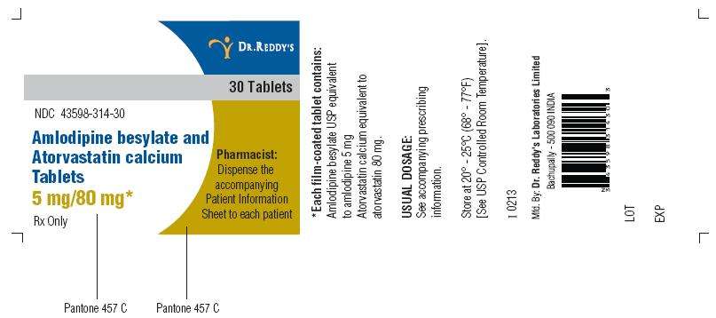 Amlodipine besylate and Atorvastatin calcium