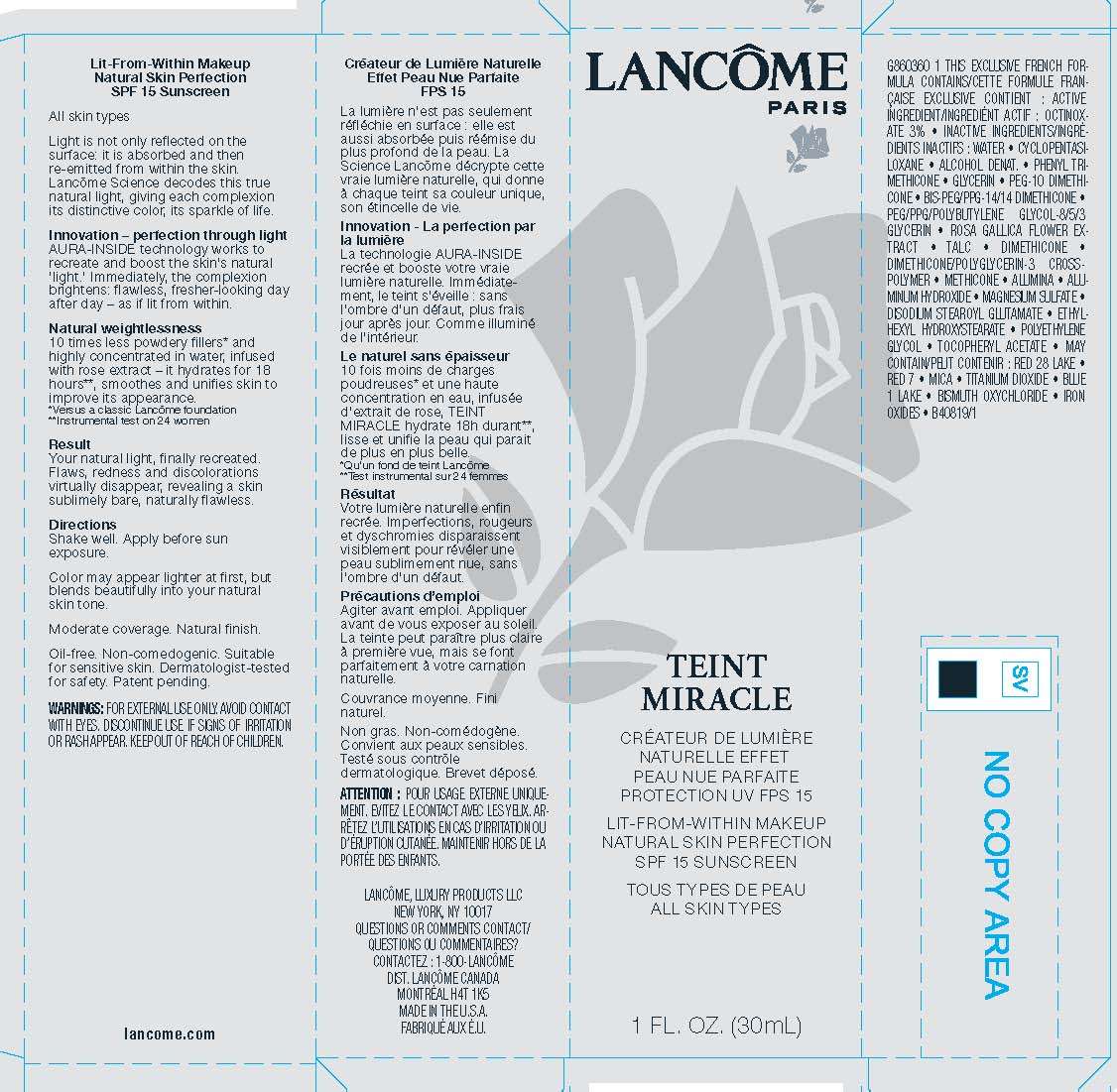 Lancome Teint Miracle