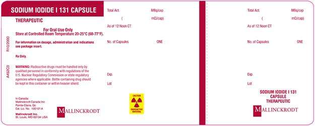 SODIUM IODIDE I 131