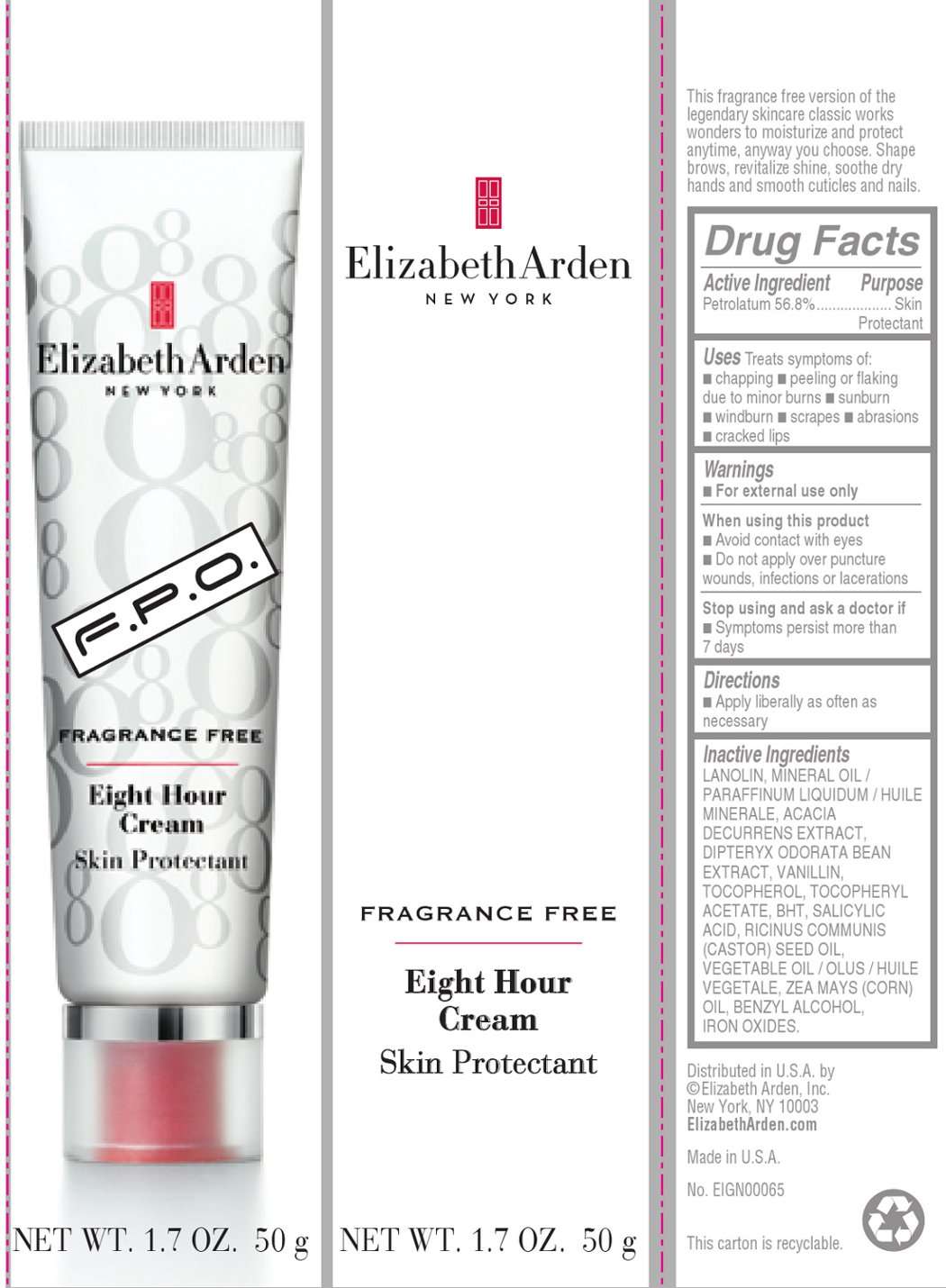 EIGHT HOUR CREAM SKIN PROTECTANT FRAGRANCE FREE