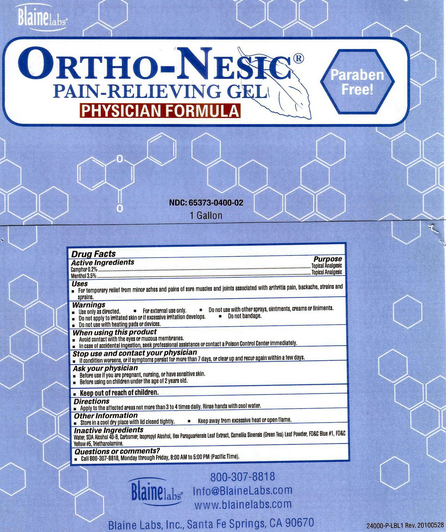 Ortho-Nesic With Capsaicin