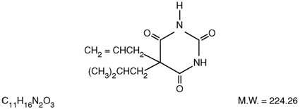 Butalbital, Acetaminophen and Caffeine