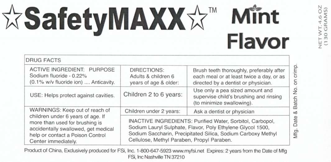 SafetyMAXX Mint Flavor