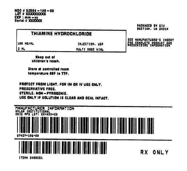 THIAMINE HYDROCHLORIDE