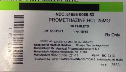 Promethazine hydrochloride