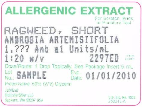 Pollens - Weeds and Garden Plants, Short Ragweed, Ambrosia artemisiifolia