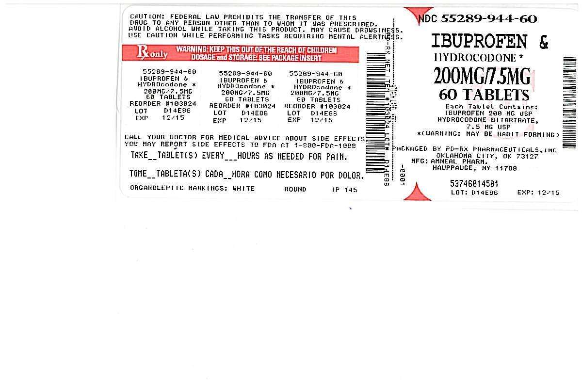 Hydrocodone Bitartrate and Ibuprofen