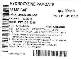 hydroxyzine pamoate