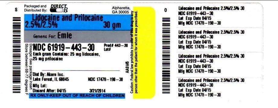 LIDOCAINE AND PRILOCAINE