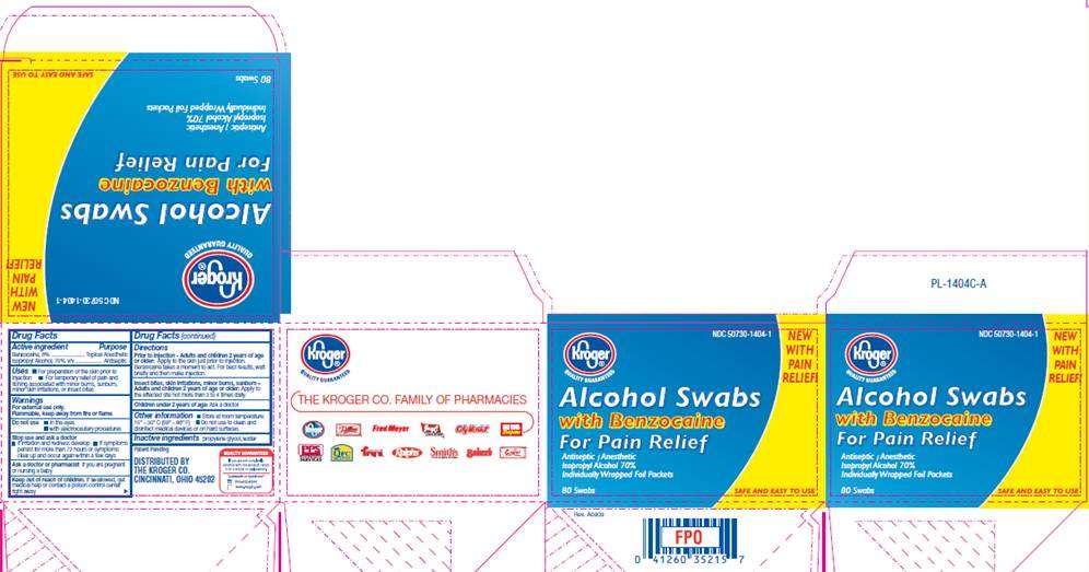 Alcohol Swabs with Benzocaine