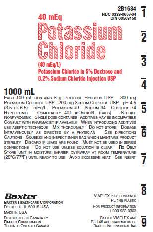 Potassium Chloride in Dextrose and Sodium Chloride