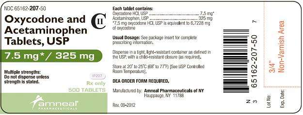 Oxycodone and Acetaminophen