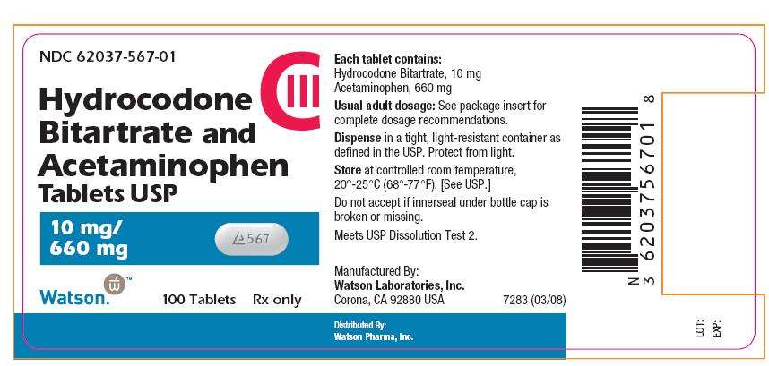 Hydrocodone Bitartrate and Acetaminophen