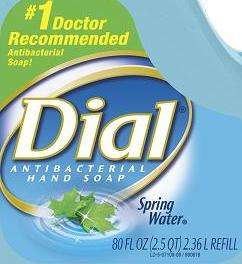 Dial Spring Water Antibacterial Soap