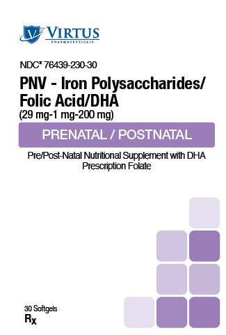 Iron Polysaccharides Folic Acid DHA