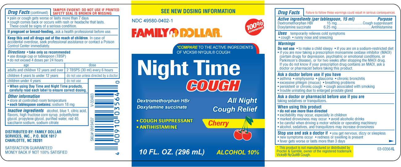 Night Time Cough Cherry