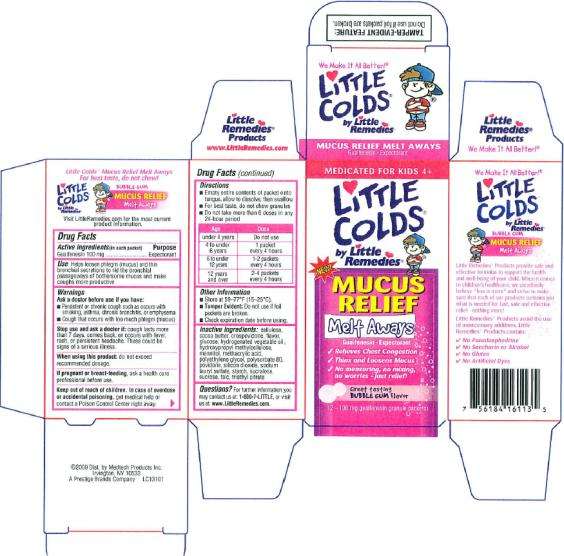 Little Remedies Little Colds Mucus Relief Expectorant Melt Aways