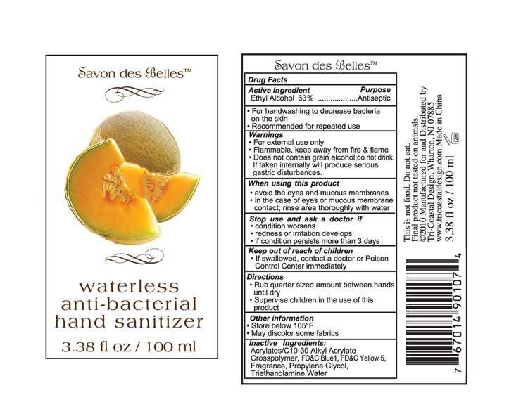 waterless anti bacterial hand sanitizer