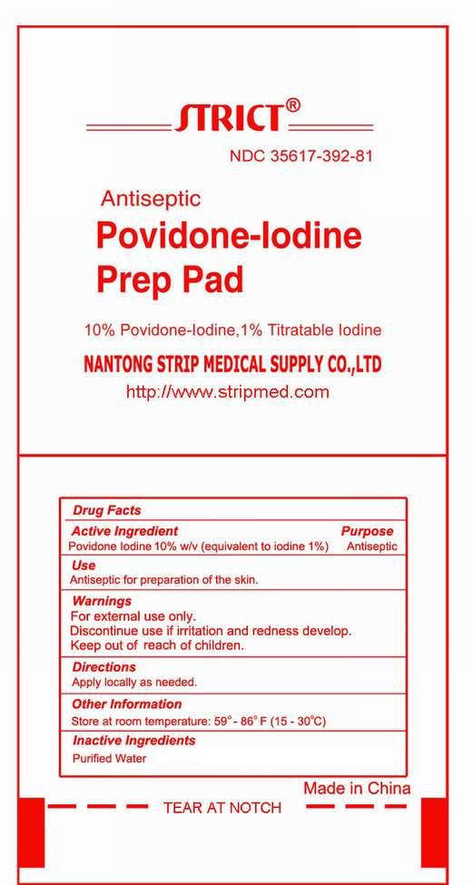 Povidone-Iodine Prep Pad