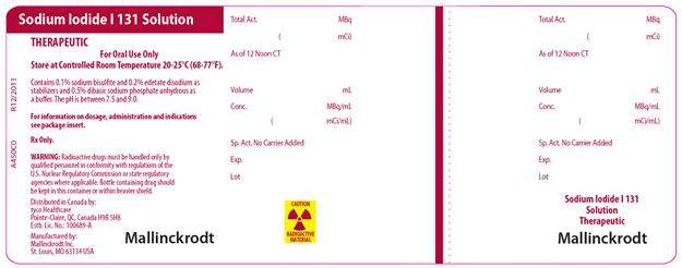 Sodium Iodide I-131