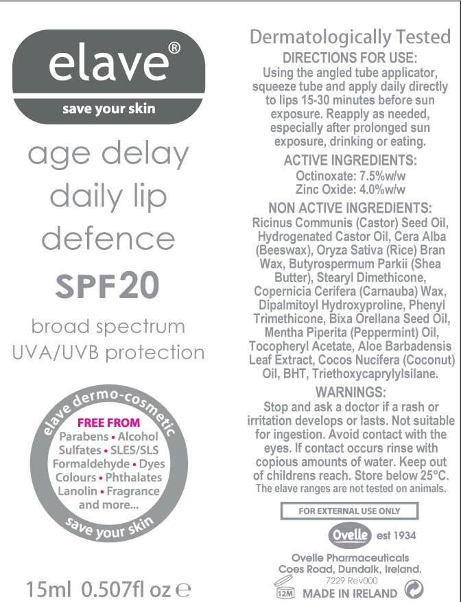 elave Age Delay Daily Lip Defence