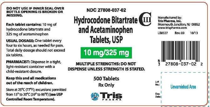 Hydrocodone Bitartrate and Acetaminophen