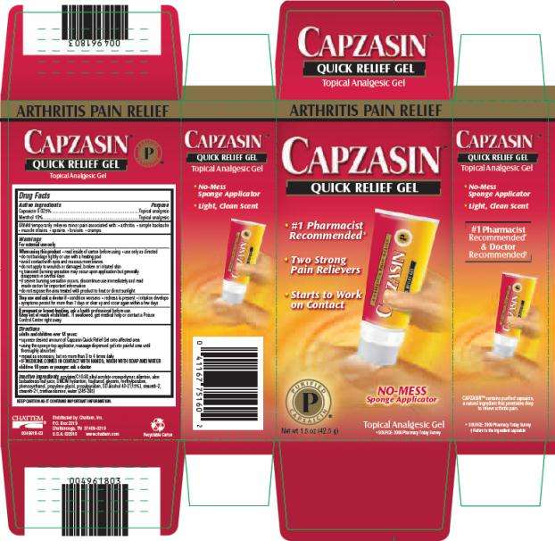 Capzasin Quick Relief