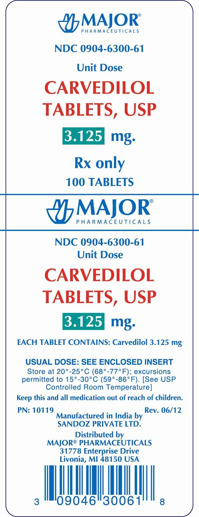 Carvedilol