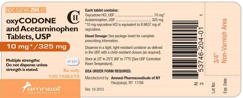 Oxycodone and Acetaminophen