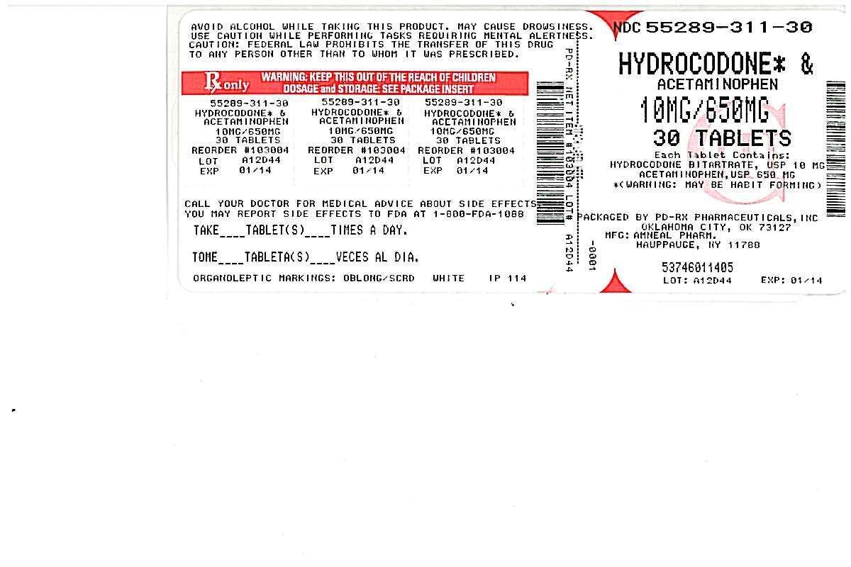 Hydrocodone Bitartrate and Acetaminophen